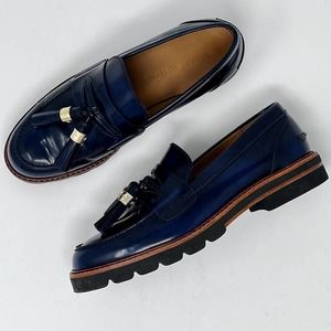 Stuart Weitzman Lug Sole Chunky Tassel Loafer
